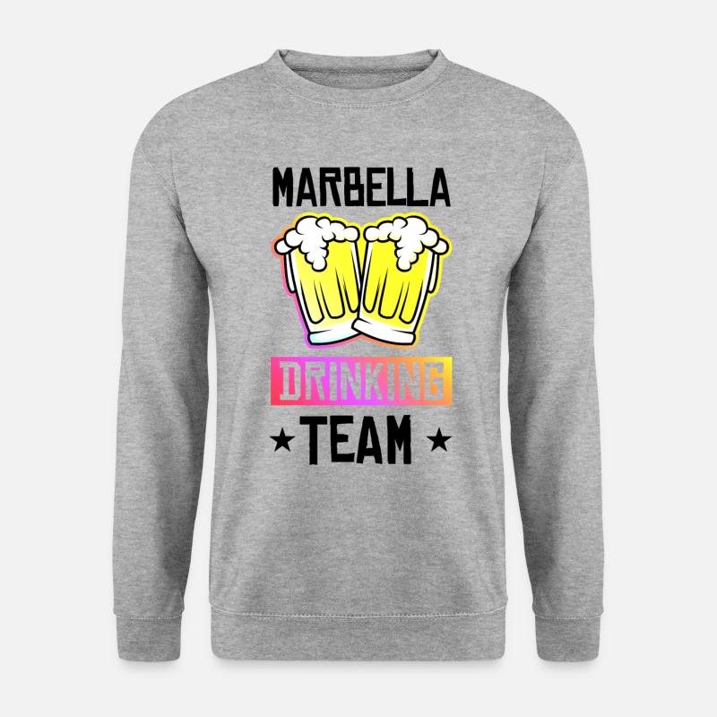 Marbella Drinking Team - Unisex Sweatshirt - salt & pepper