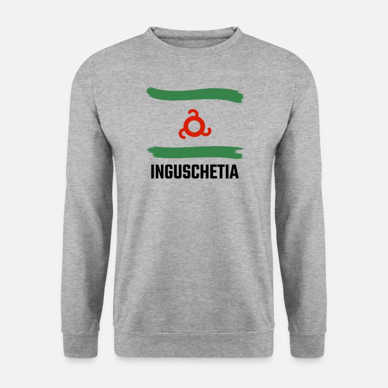 Ingouchie Ingouchie Drapeau ingouche Ing - Sweat-shirt Unisexe - gris chiné
