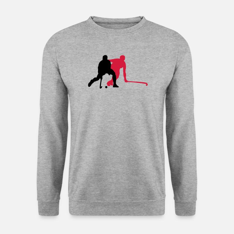 Rasenhockey - Unisex Pullover - Weißgrau meliert