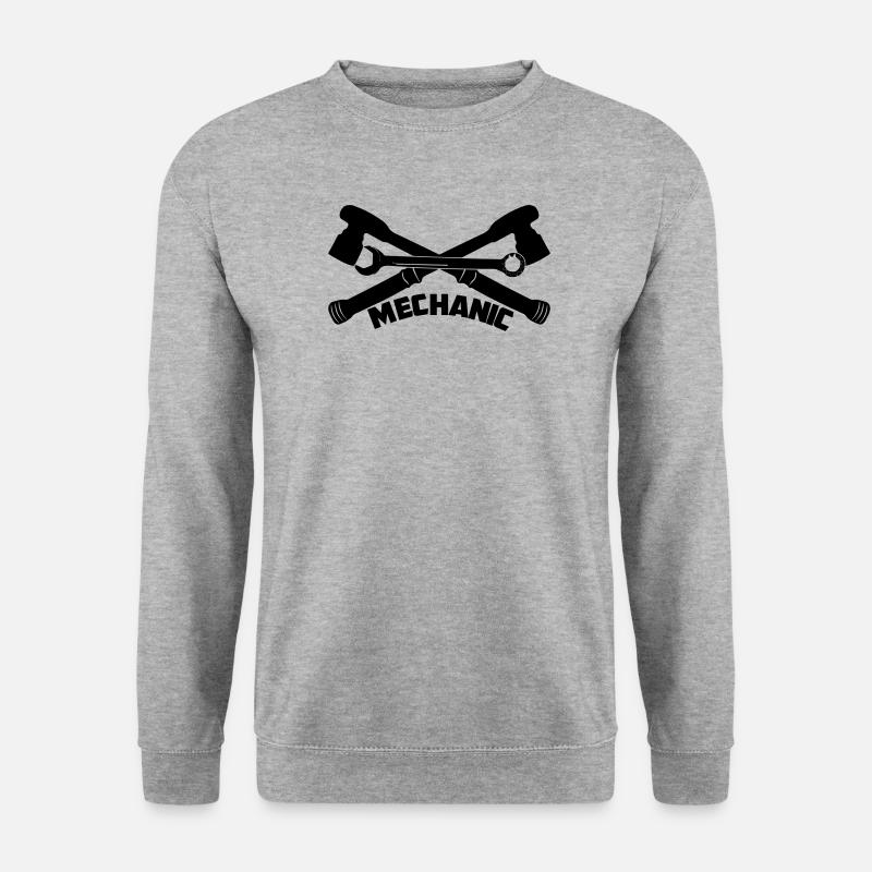 MECHANISCHE WERKZEUGE - Unisex Pullover - Weißgrau meliert