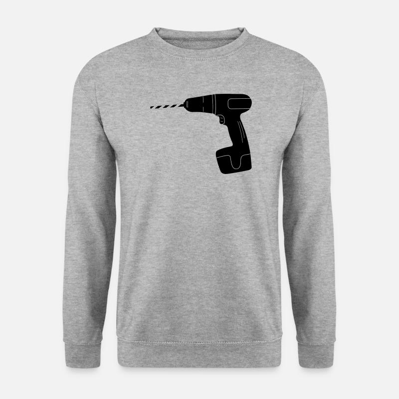 Tool drill logo - Unisex Sweatshirt - salt & pepper