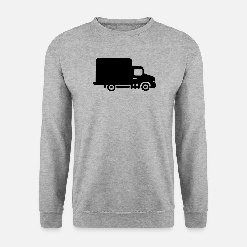 Transporter van - Unisex Sweatshirt - salt & pepper