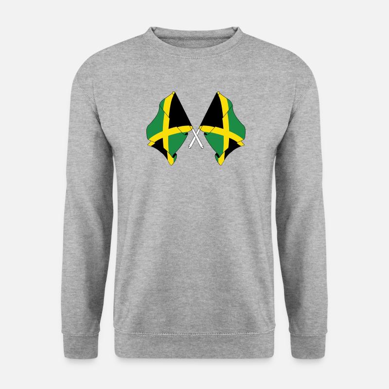 Two flags Jamaica - Unisex Sweatshirt - salt & pepper