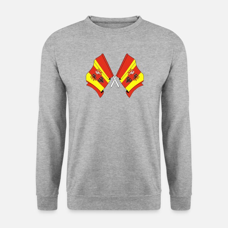 Two flags Lodz - Unisex Sweatshirt - salt & pepper