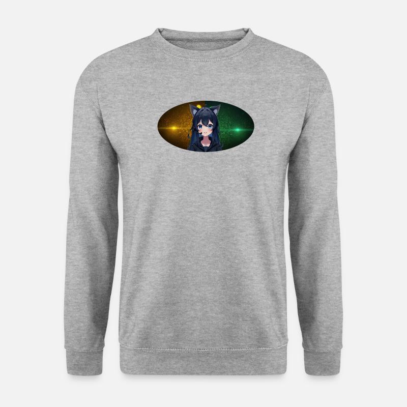 Team Blacky Panther - Unisex Pullover - Weißgrau meliert