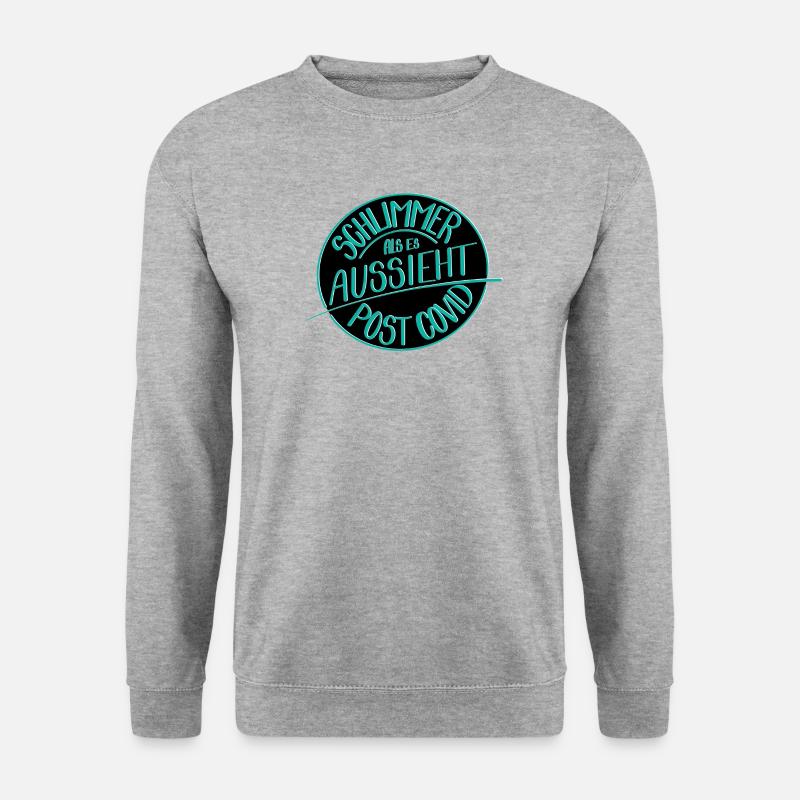 Worse than it looks, Post Covid - Unisex Sweatshirt - salt & pepper