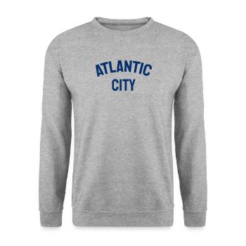 Atlantic City - Fondé en 1854 - New Jersey - États-Unis - Sweat-shirt Unisexe - gris chiné - Devant - Alina (178cm) & Michal (187cm)