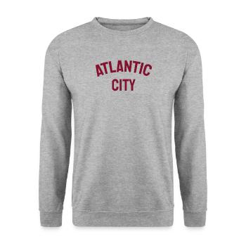 Atlantic City - Fondé en 1854 - New Jersey - États-Unis - Sweat-shirt Unisexe - gris chiné - Devant - Alina (178cm) & Michal (187cm)