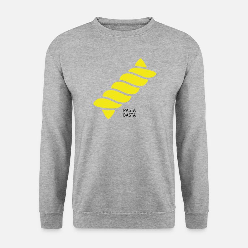 Pasta Basta - Unisex Pullover - Weißgrau meliert