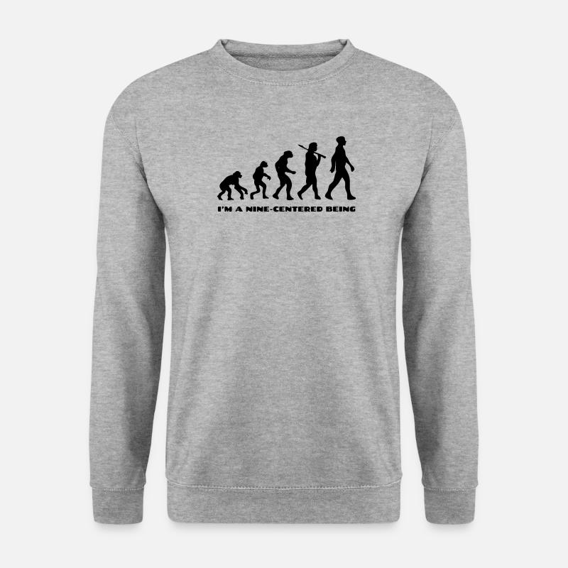 Evolution - Unisex Pullover - Weißgrau meliert