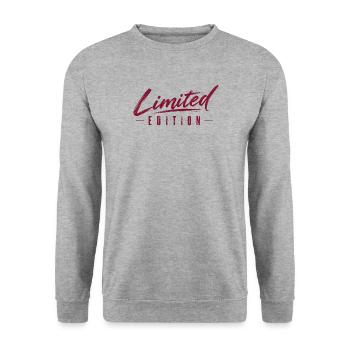 Limited Edition - Einzelstücke - limitiert - Unisex Pullover - Weißgrau meliert - Vorne - Alina (178cm) & Michal (187cm)