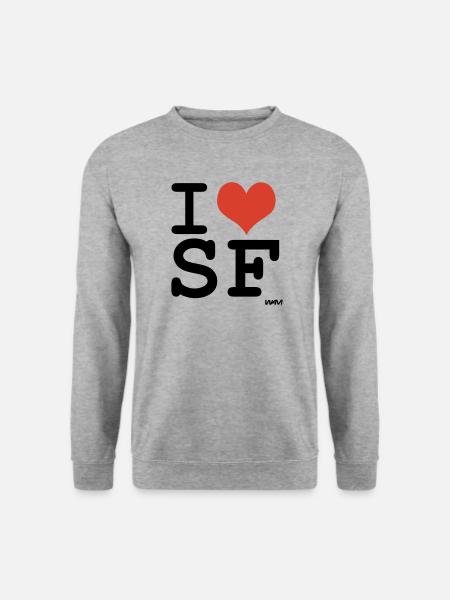 i love SF - Unisex Sweatshirt - salt & pepper