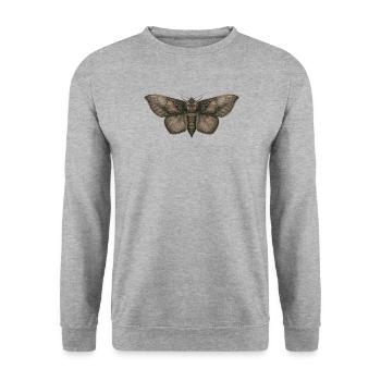 Motte - Unisex Pullover - Weißgrau meliert - Vorne - Alina (178cm) & Michal (187cm)