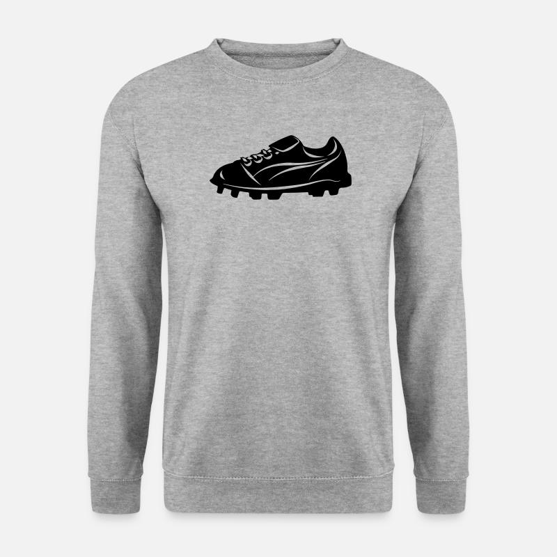 Fußballschuh - Unisex Pullover - Weißgrau meliert