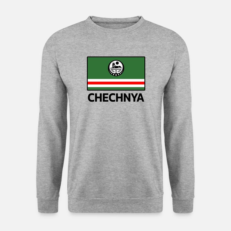 Chechnya Chechen Tschetschenien Tschetschene Flag - Unisex Sweatshirt - salt & pepper
