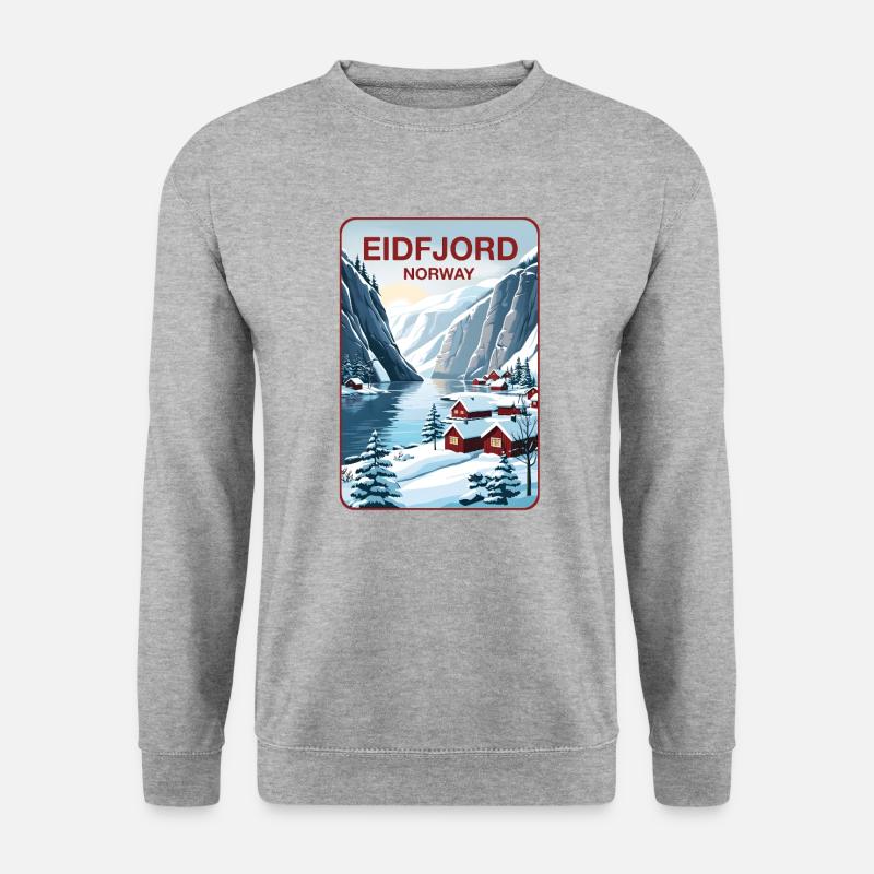 Eidfjord - Unisex Sweatshirt - salt & pepper