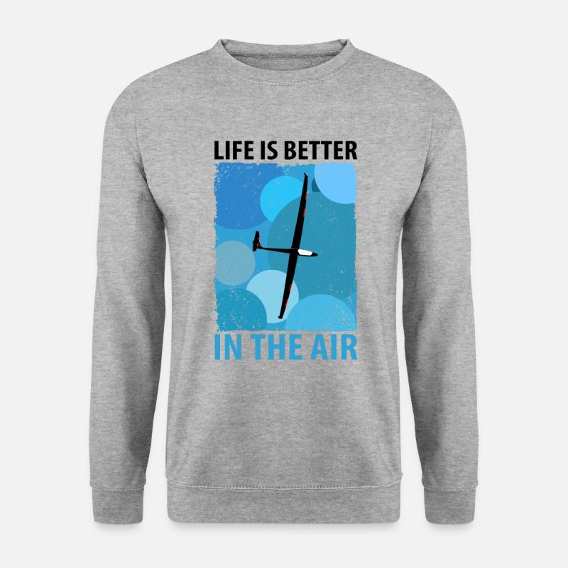 Glider Gliding Gliding Glider Flying - Unisex Sweatshirt - salt & pepper