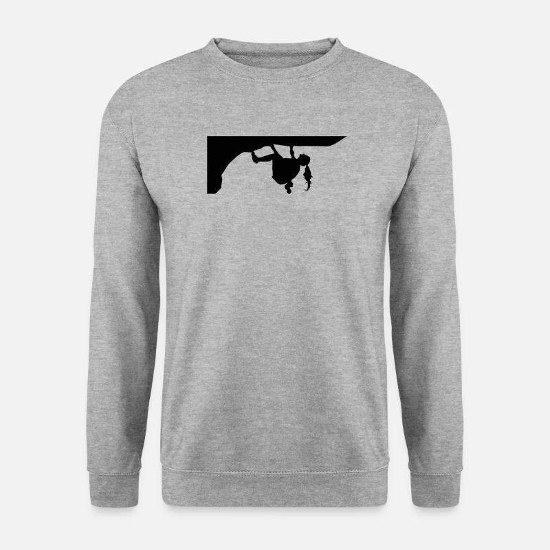 Climberin - Unisex Pullover - Weißgrau meliert