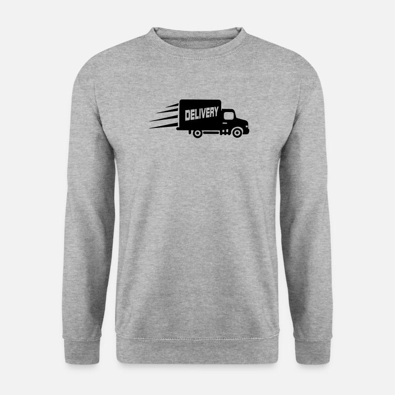 Transporter Van - Unisex Pullover - Weißgrau meliert