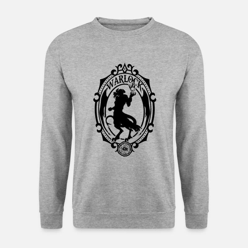 Zauberer - Unisex Pullover - Weißgrau meliert