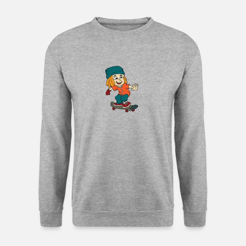 Skateboad kid - Unisex Sweatshirt - salt & pepper