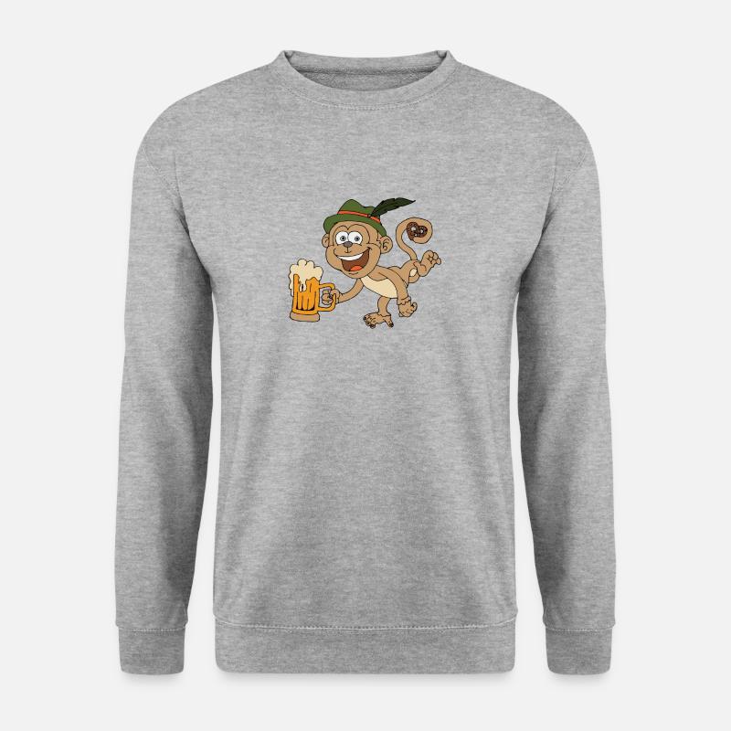 Monkey - Unisex Sweatshirt - salt & pepper