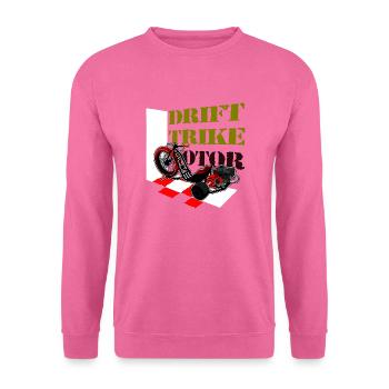 Drift Trike - Sweat-shirt Unisexe - rose - Devant