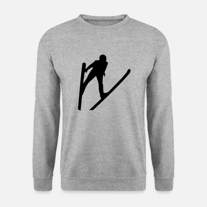 Ski-jumping - Unisex Sweatshirt - salt & pepper