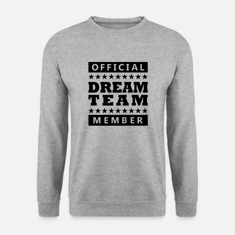 Official Dream Team - Unisex Pullover - Weißgrau meliert