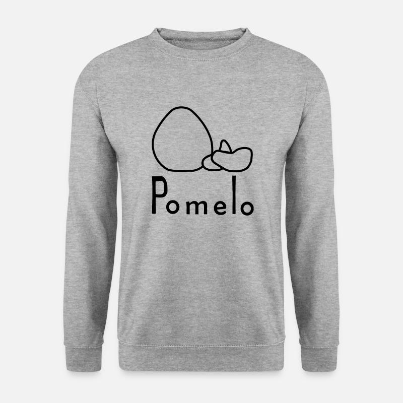 Pomelo - Unisex Pullover - Weißgrau meliert