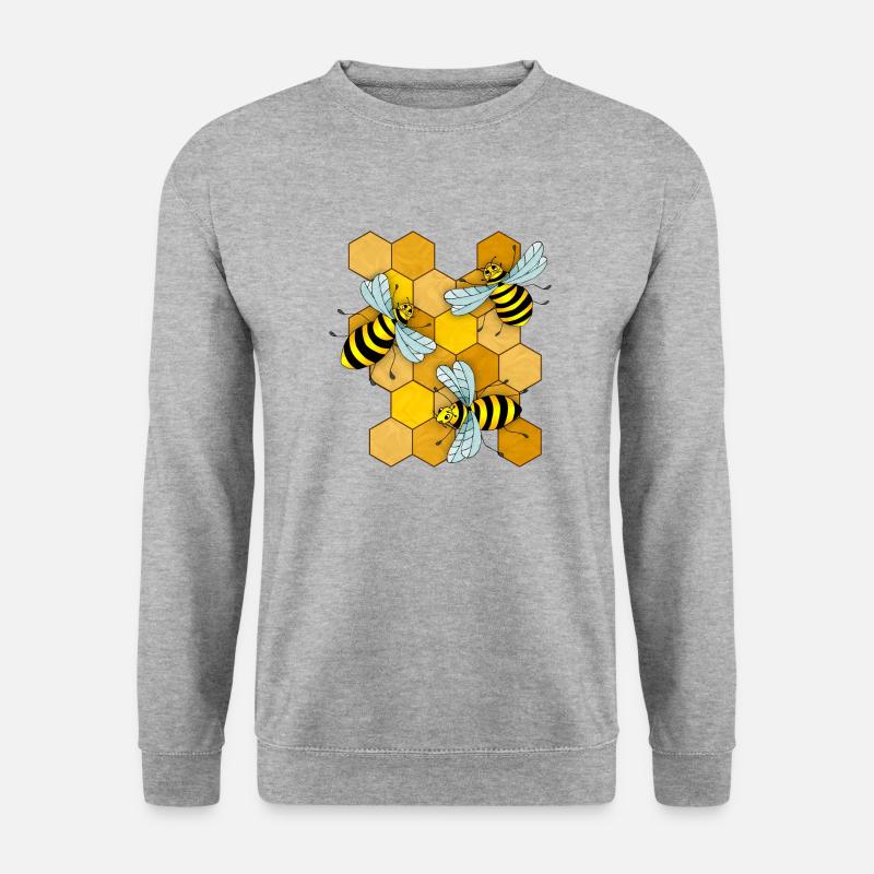 Insekten - Unisex Pullover - Weißgrau meliert