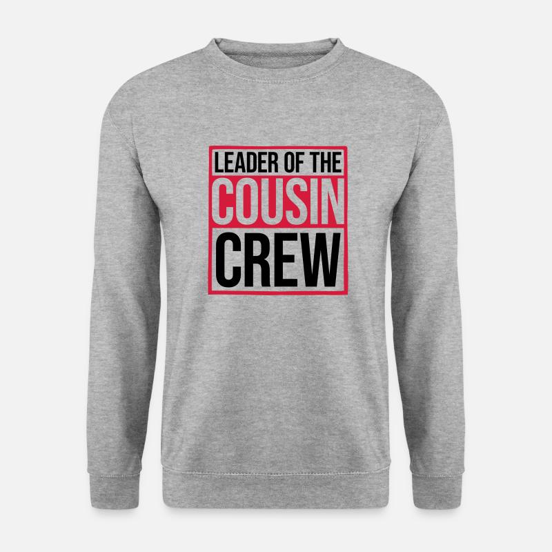 Leader Cousin Crew Team - Unisex Sweatshirt - salt & pepper