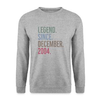 Légende depuis décembre 2004 - Sweat-shirt Unisexe - gris chiné - Devant - Alina (178cm) & Michal (187cm)