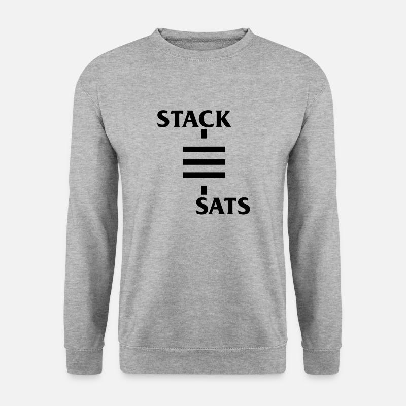 STACK SATS - Unisex Sweatshirt - salt & pepper