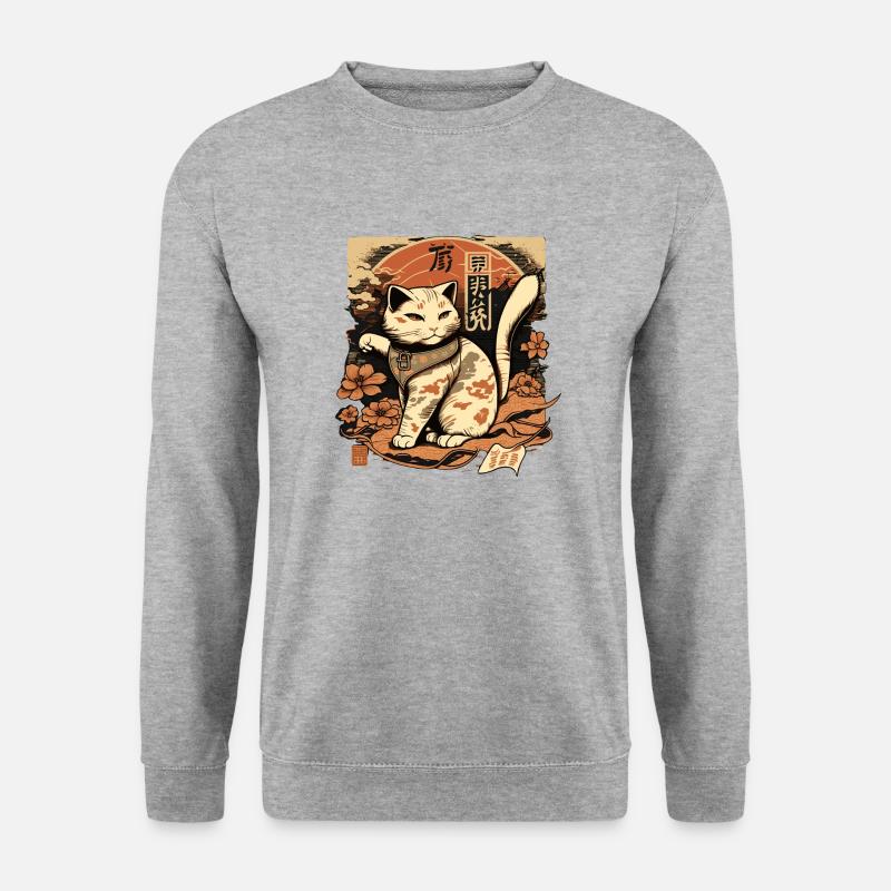 Neko Neko4 - Unisex Sweatshirt - salt & pepper