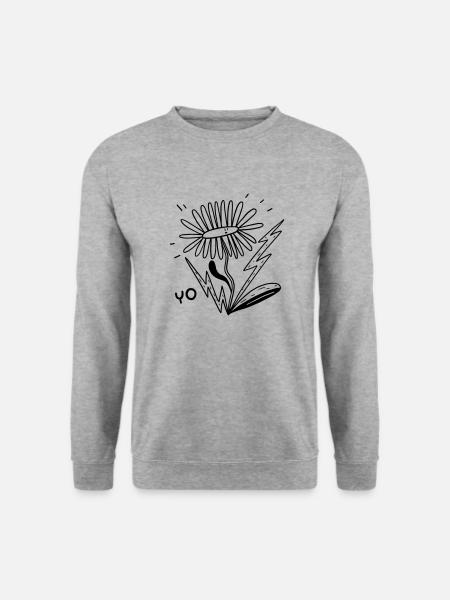 Fleur Electrique - Sweat-shirt Unisexe - gris chiné