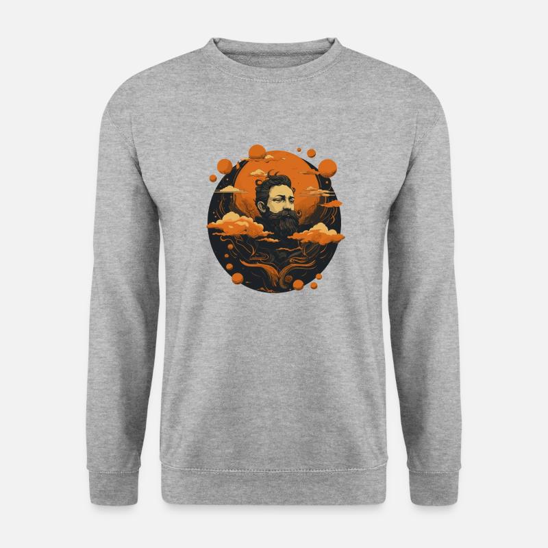 Barber - Unisex Pullover - Weißgrau meliert