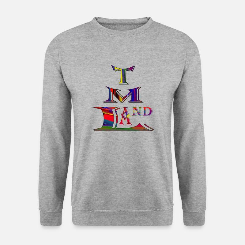 tomorrowland - Unisex Pullover - Weißgrau meliert