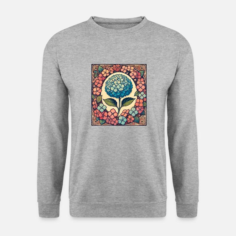Hydrangea - Unisex Sweatshirt - salt & pepper