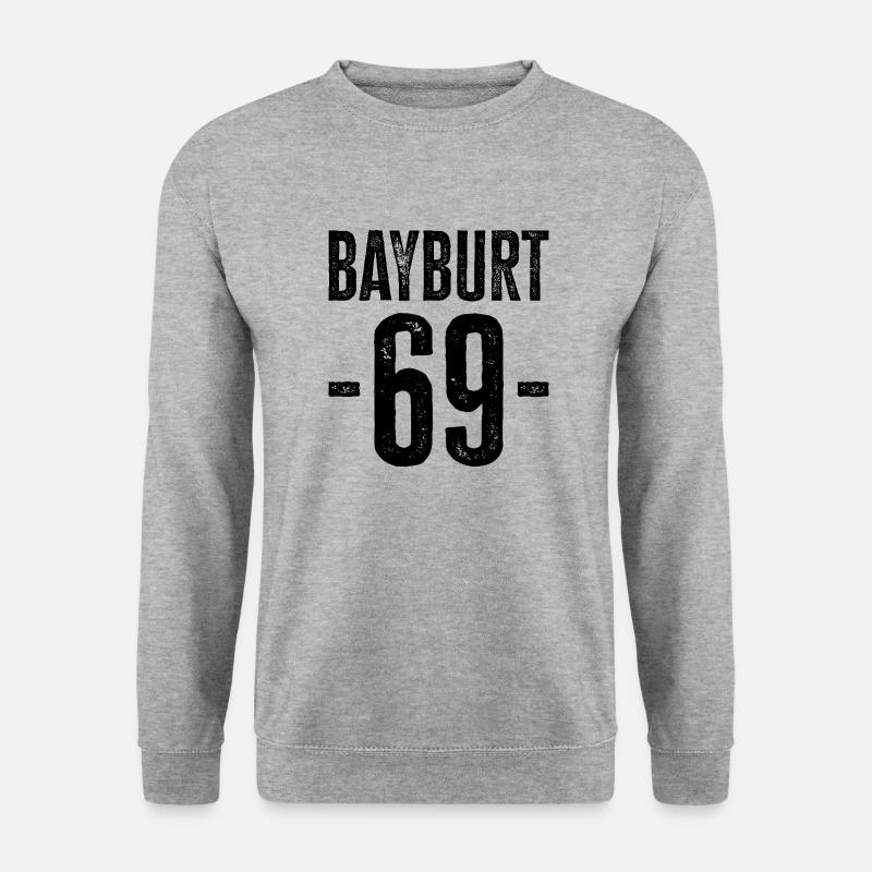 Bayburt 69 – Tradition aus Türkiye - Unisex Pullover - Weißgrau meliert