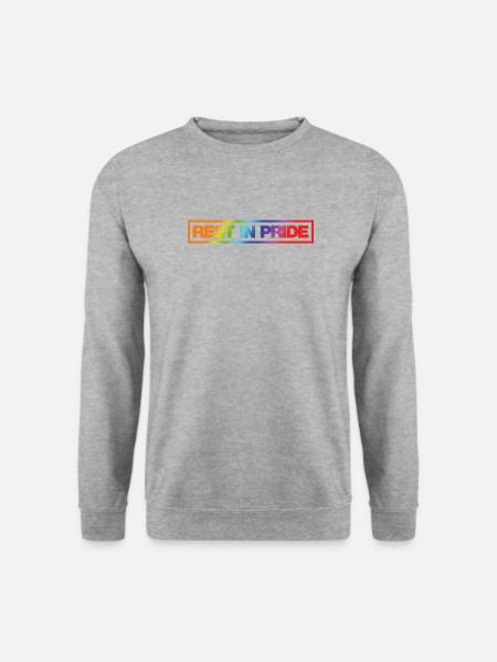 REST IN PRIDE (R.I.P.) Rainbow - Unisex Sweatshirt - salt & pepper