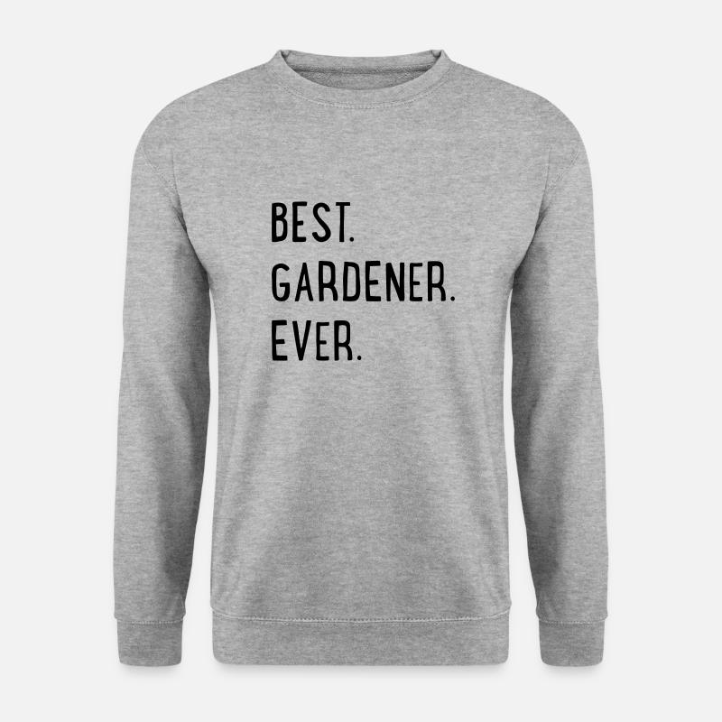 Bester Gärtner - Unisex Pullover - Weißgrau meliert