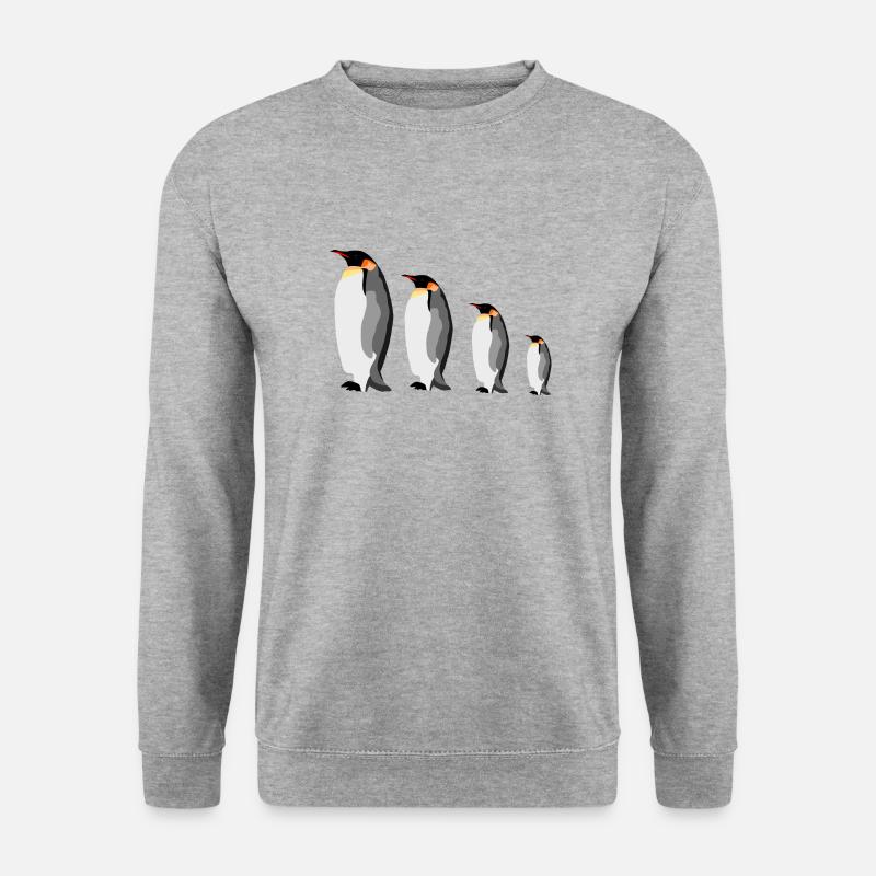 Emperor penguin group - Unisex Sweatshirt - salt & pepper