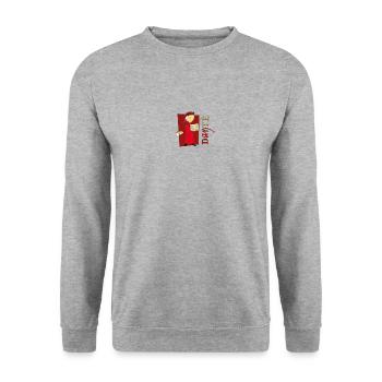 Dantè - Unisex Sweatshirt - salt & pepper - Front - Alina (178cm) & Michal (187cm)
