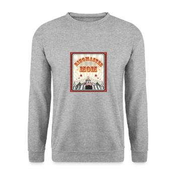 Ringmaster Mom Stunt Performance Arena - Unisex Sweatshirt - salt & pepper - Front - Alina (178cm) & Michal (187cm)