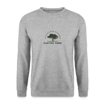 Tuscaloosa Alabama Capitol Park Wildtiere - Unisex Pullover - Weißgrau meliert - Vorne - Alina (178cm) & Michal (187cm)