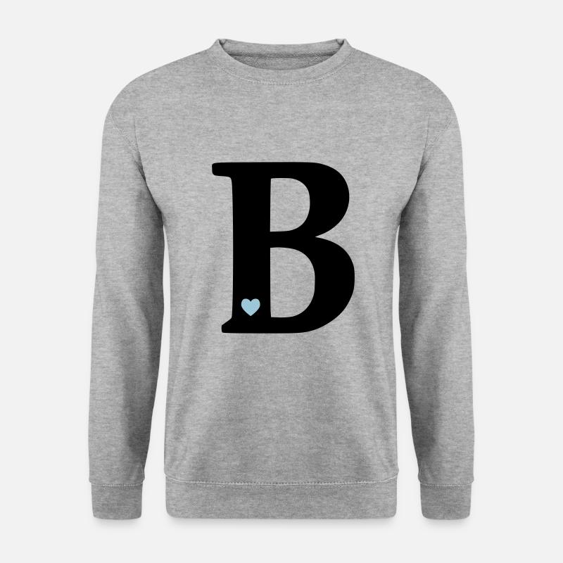 point (b) initial point - Unisex Sweatshirt - salt & pepper