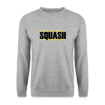 Squash - Unisex Pullover - Weißgrau meliert - Vorne - Alina (178cm) & Michal (187cm)