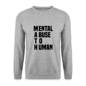 mathematics - Unisex Sweatshirt - salt & pepper - Front - Alina (178cm) & Michal (187cm)