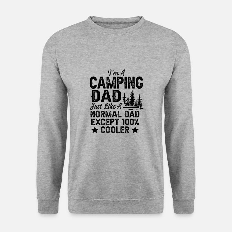 camping papa dad - Unisex Sweatshirt - salt & pepper